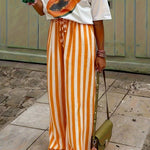 Capri Stripe Palazzo Pants