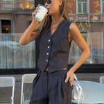 Paloma Linen Trouser Set