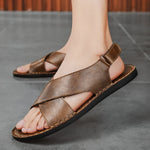 Cesare Leather Sandals