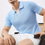 Marcus Mesh-Knit Polo