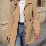 Charlotte Buttoned Trench Coat