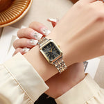 Rivière Square Dial Watch