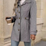 Charlotte Buttoned Trench Coat