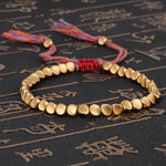 Fortune Copper Bead Bracelet
