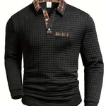 Patterned polo shirt