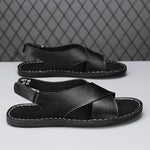 Cesare Leather Sandals