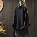 V|C - Relaxed Mock Neck Knit Sweater Ruthie
