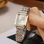 Rivière Square Dial Watch