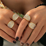 Lorainne Pavé Dome Set