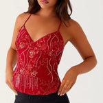 Rosette Beaded Cami