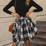 Urban Flannel Plaid Skirt
