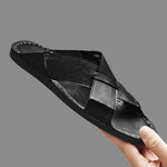 Calder Genuine Leather Slides