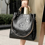 Floral Leather Crossbody Bag