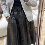 Arden Midi Leather Skirt