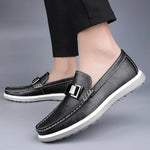 Luxury leather loafers