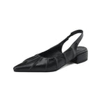 Palermo Pleat Slingback Heels