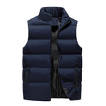 KZZ Mens Vest Jacket Warm Sleeveless Jackets
