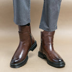 Knox Leather Zip Boot