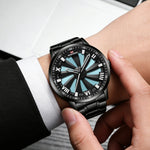 Obsidian Spin Dial Watch