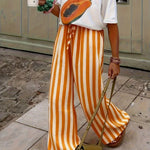 Capri Stripe Palazzo Pants