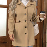 Charlotte Buttoned Trench Coat