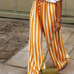 Capri Stripe Palazzo Pants