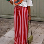 Capri Stripe Palazzo Pants
