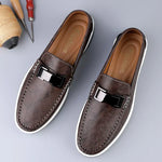 Luxury leather loafers