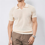 Marcus Mesh-Knit Polo