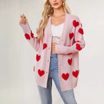 Love Blossom Knit V-Neck Cardigan