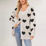 Love Blossom Knit V-Neck Cardigan