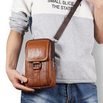 Brixton Leather Crossbody Bag