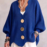 Madison - Loose Button Knit Cardigan