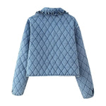 Harper Quilted Denim Jacket
