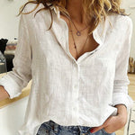 Wren | Casual Linen Summer Blouse