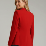 Women’s Blazer with Notched Lapel and Single Button