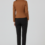 Women’s Blazer with Stand Collar and Button Detailing