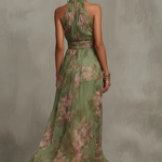 Élise Floral Maxi Dress by La Chispa