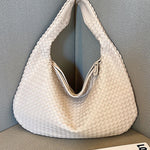 Fashionable Leather Woven Bag