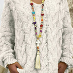 Orion Cable Knit Hooded Pullover Sweater
