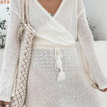 Fun In The Sun Knit Cover-up Dress
