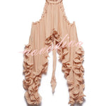 Romantic Drama Chiffon Wavy Ruffles Halter Irregular A-line Top
