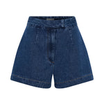 Abel Denim High Waist Relaxed Fit Shorts
