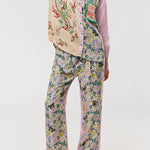 Dragon Season Unique Print Patchwork Pocketed Loose Shirt