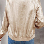 Stylish Loose-fitting Long-sleeved Zipper Casual Jacket