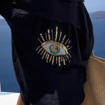 Casual Sequin Beaded Shirt