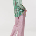Dragon Season Unique Print Patchwork Pocketed Loose Shirt