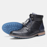 Patrick Delaney | Leather High-Top Boots For Men