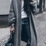 Long Sleeve Knitted Cardigan