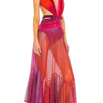 Sexy See-through Mesh Lace Resort Beach Skirt